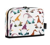 HMZXZ Standing Pencil Case Scandinavian Christmas Gnome, Large Capacity Pen Bag for Boys Girls Multi-Layer Pen Pouch Pencil Holder Stationery Organizer Xmas for School Office