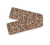 HMZXZ Table Runners Animal Leopard Print Table Cloth Polyester Cover for Family Dining Kitchen Party Wedding Home Decorations, 13x70 inch