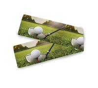 HMZXZ Table Runners Sport Ball In Hole Golf Table Cloth Polyester Cover for Family Dining Kitchen Party Wedding Home Decorations, 13x90 inch