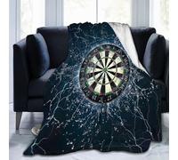 HMZXZ Ultra Soft Throw Flannel Blanket Darts Board Decorative Fleece Blankets Sport for Travel Chair Car Sofa Couch Bedroom 40"X50"