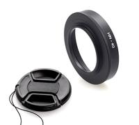 HN-40 Metal Lens Hood & 46mm lens Cap Compatible for Nikon Z50 Z30 Zfc