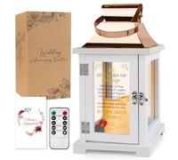 HN HAIINAA 50th Wedding Anniversary Lantern 50th Anniversary Wedding Gifts for Couple Parents Grandparents Husband Wife