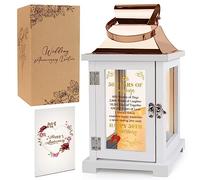 HN HAIINAA 50th Wedding Anniversary Lantern 50th Anniversary Wedding Gifts for Couple Parents Husband Wife Grandparents, Happy 50th Anniversary Decoration