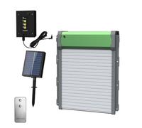 HNBCYRND Automatic Chicken Coop Door Solar Powered, Roll-Up Auto Opener