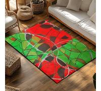 HNBFKD Abstract Area Rug Modern Non Slip Floor Mat Living Room Decor Home Accent Carpet Indoor Outdoor Entrance Doormat - 45x76cm/18x30inch