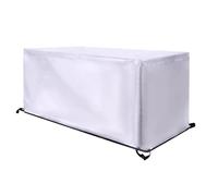 HNBFKD Garden Furniture Covers Waterproof 100x100x100cm/LxWxH Patio Furniture Protector Cover 420D Heavy Duty Oxford Fabric Garden Furniture Cover Cube Patio Table Cover for Chair Sofa Silver