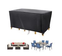 HNBFKD Outdoor Garden Furniture Covers - 230x90x60cm/LxWxH - Waterproof Rain Snow Dust Windproof Anti-UV Heavy Duty Oxford Fabric Garden Lawn Patio Furniture Covers
