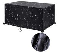 HNBFKD Waterproof Patio Furniture Protector Cover - 140x90x100cm(LxWxH) Oxford Fabric Rectangular Large Garden Furniture Cover Outdoor Rattan Furniture Covers Patio Table and Chairs Cover