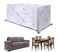 HNBFKD Waterproof Patio Furniture Protector Cover - 200x130x100cm(LxWxH) Oxford Fabric Rectangular Large Garden Furniture Cover Outdoor Rattan Furniture Covers Patio Table and Chairs Cover