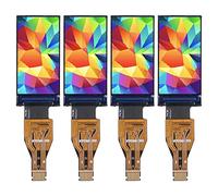 HNBGNNMRO 4Pcs 0.96in IPS Display Module, 80x160 Resolution SPI Interface ST7735S Driver TFT LCD Screen for STM32 Embedded Projects with Compact Design and Low Power