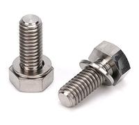 HNBGNNMRO Brake Cable Fixing Bolt and Gasket Set for Folding Bicycle, Titanium Alloy Bike Braking Cable Fixing Bolt with Corrosion Resistance, Lightweight Modified Accessory for Cyc