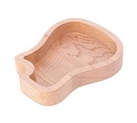 HNBGNNMRO Maple Wooden Guitar Pick Box, Guitar Accessories Storage Case, Delicate Maple Pick Box with Smooth Finish for Guitarists, Holds Picks Securely and Prevents Loss