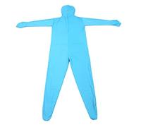 HNBGNNMRO Photography Chromakey Bodysuit Blue, Full Body Stretch Fabric Suit, Special Effects Costume with Invisible Zipper, Breathable Lightweight Suit for Video Live Broadcast Mov (170cm)