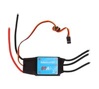 HNBGNNMRO RC Boat Brushless ESC 80A, Water Cooling Electronic Speed Controller, High Performance ESC with Reversing Function and Auto Learning for RC Boat Underwater Propeller, 5V 5A BCE Out