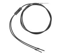 HNBGNNMRO Reflective Fiber Optic Sensor, Optical Fiber Sensor with 0 to 46mm Detection Range, 2mm Diameter Probe for Industrial Automation, 1m Uncut Cable with High Anti