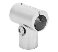 HNBGNNMRO Stainless Steel Tee Split Connector, 3 Way Tube Pipe Fitting for Boat Handrail, Marine Grade Resistant Stainless Steel 3 Way Connector with Precise Welding for Yacht Kayak (22MM)