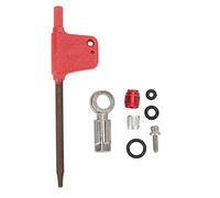 HNBGNNMRO T8 Red Flag Wrench with Bike Olive and Connecting Insert Kit, Compatible Replacement for SRAM Level RED HRD ETAP S900 Elixir Road Brakes, Stainless Steel Bicycle Repair Tool Set
