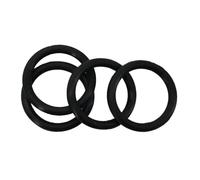 HNBR O-rings 38 mm x 2.65 mm, Hydrogenated Nitrile Butadiene Rubber Sealing Ring, Black 5 Pcs