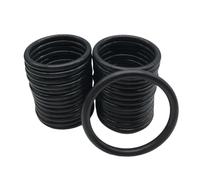 HNBR O-rings 6 mm x 1.2 mm, Hydrogenated Nitrile Butadiene Rubber Sealing Ring, Black 30 Pcs