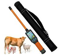 HNBYLMM Pet Microchip Scanner, FDX-B/HDX/EMID Animal Handheld ID Scanner Reader, with LCD Display, Rechargeable Battery, Storage Up To 20000 Datas, USB Connection, for Farms Shelters
