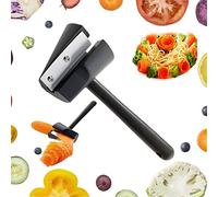 HNCOWPTU Spiral Flower Roller for Fruit and Vegetables, Spiral Vegetable Cutter, Carrot Carving Peeler, Hex Nut Slicer, Roll Flower Decorative Tool