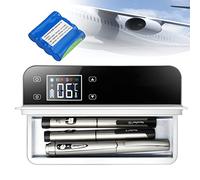 HNCXHX Insulin Refrigerated Box 2-8℃ Thermostat Drug Reefer Portable Car Refrigerators Case Cooler or Travel Home Car Under 25℃ Working Environment,1#battery