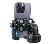 HNCY Mobile Phone Holder Motorcycle, 2026 Mobile Phone Holder Bicycle, Double Vibration Dampened, Does Not Cover The Camera, Easy Installation, 360° Rotatable Scooter Holder for Smartphone 5.1-7.2