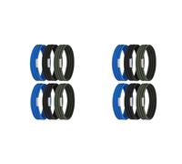Hndhbfgrt 12pcs Rubber Bands, Gallon Trash Cans, Trash Can Bands for Large Bags, Kitchen Garbage Bag Straps, Elastic Bands
