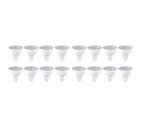 Hndhbfgrt 16PCS 7W MR16 LED Bulb GU5.3 Base 6000K 520LM White Light for Ceiling Light Track Light Home Use Bulb