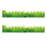 Hndhbfgrt 2X DIY Green Grass Wall Sticker Removable Wall Decor Waterproof Bedroom Mural Decal