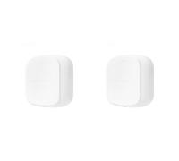 Hndhbfgrt 2X Tuya WiFi Smart Scene Switch Push Button Controller Automation Scenario 2 Gang Smart Home Gadgets Smart Control