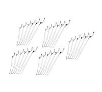 Hndhbfgrt 30pcs Long Handle Stainless Steel Tea Coffee Spoons Ice Cream Cutlery