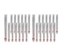 Hndhbfgrt 48 Pcs V Shaped, Dual-Scale Science Thermometers, Mercury-Free Lab Thermometer for Student School Supplies