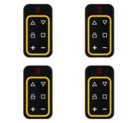 Hndhbfgrt 4X 8CH Multi Frequency Garage Door Remote Control 270-868MHZ Copy Remote Control Yellow