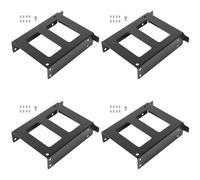 Hndhbfgrt 4X PCI Slot 2.5Inch IDE/SATA/SSD/HDD Rear Panel Mount Bracket Hard Drive Adapter Tray with Half-Height Profile Bracket