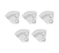 Hndhbfgrt 500PCS 62MM Disposable Coffee Capsule Seals Foils Cream Foam Coffee Filter Lid Sticker for Vertuo