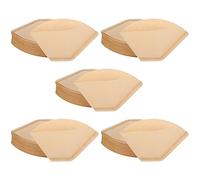 Hndhbfgrt 500Pcs Coffee Filters Disposable Cone Paper Coffee Filter Natural Unbleached Filter 4-6 Cup for pour Over Coffee Makers