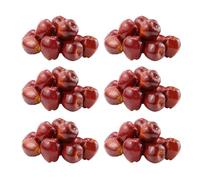 Hndhbfgrt 72 Pcs Fake Fruit Artificial Lifelike Simulation Red Home House Decor for Still Life Kitchen Decor