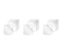 Hndhbfgrt Acrylic Sheet Clear Cast for LED Light Base Table Signs DIY Display Projects Craft LEDLights for Projects 18 Pieces