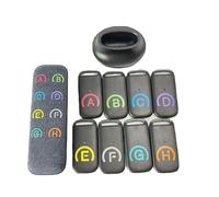 Hndhbfgrt Anti-Loss Device Set with Key Finder Featuring Thinner Receiver& Advanced Fabric Remote, 40 Meter Operating Range Item Locator