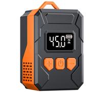 Hndhbfgrt Bicycle Tire Inflator 150PSI Mini Bike Pump, Digital Pressure Gauge,Auto Stop Function Air Pump