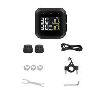 Hndhbfgrt External Waterproof LCD Display Wireless M3X Tire Pressure Monitoring System Motorcycle Real Time TPMS Sensors