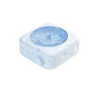 Hndhbfgrt Hifi Audio System Wave Projection Light Bluetooth Speaker Wireless MP3 Music Player RGB Atmosphere Light Blue