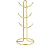Hndhbfgrt Iron Coffee Mug Holder Tree with 6 Hooks, Space-Saving and Elegant Design for Kitchen Organization