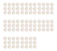 Hndhbfgrt Napkin Ring 96-Piece Set, White Pearl Wedding Napkin Buckle Table Decoration