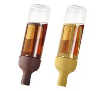 Hndhbfgrt New 1L Filtered Cold Brew Coffee Glass Bottle Pot Portable Cold Brew Cup Cold Water Cup 2pc