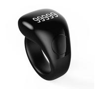Hndhbfgrt Tally Counter Type-C Rechargeable Timer Prayer Time Display Ring Type Button Counter for Muslims