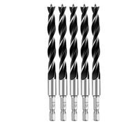 HNDRBD 5/7Pcs Hexagonal Handle Three Point Woodworking Drill Metal Kit Countersink For Wood And Drilling 3/4/5/6/7/8/10mm drill bit(Gr)