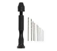 HNDRBD Resin Mold Tools For Mini Micro Rotary Aluminum Hand Drill Woodworking Drilling With Keyless Chuck Manual drill bit(Set)