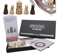 Hnefatafl - The Viking Game Age 6+ by the Regency Chess Company - Includes linen cloth playing board with resin Viking playing pieces